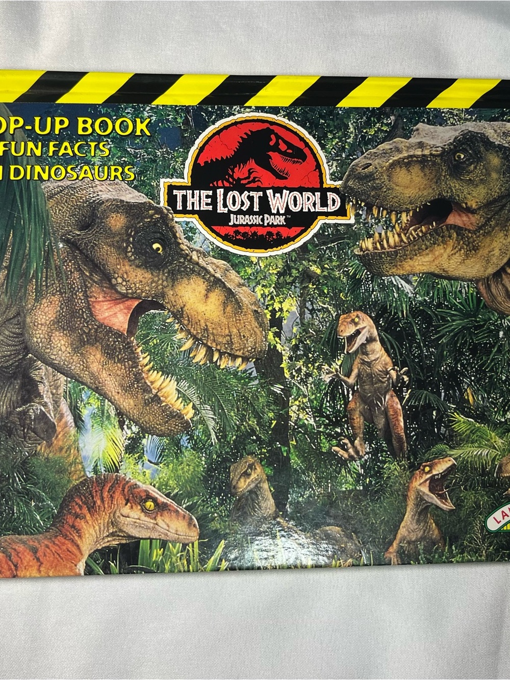 Vintage 1997 Jurassic Park The Lost World Pop-Up Book HC Landoll’s Rare